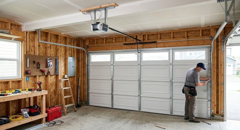 Four Car Garage Installation in North Charleston, SC