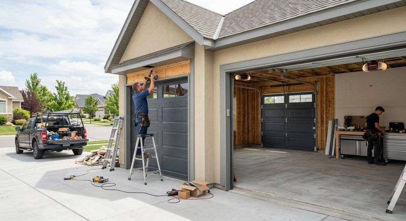 Four Car Garage Installation in Houston, TX