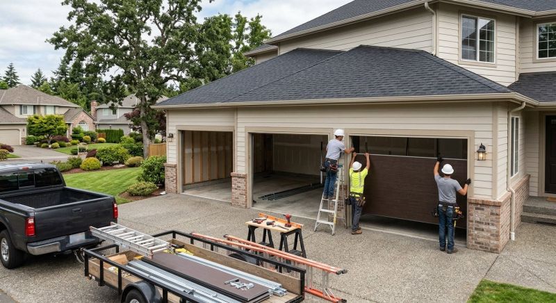 Four Car Garage Installation in Charleston, SC
