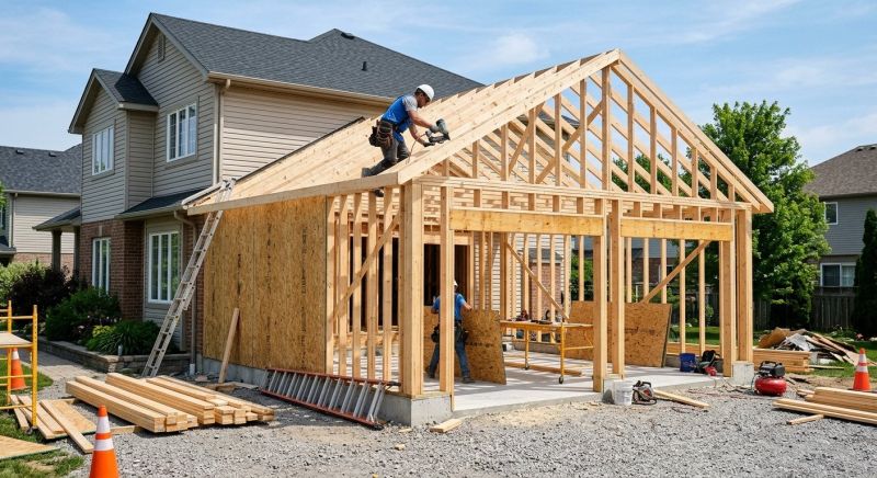 Wood Garage Installation in Pearland, TX